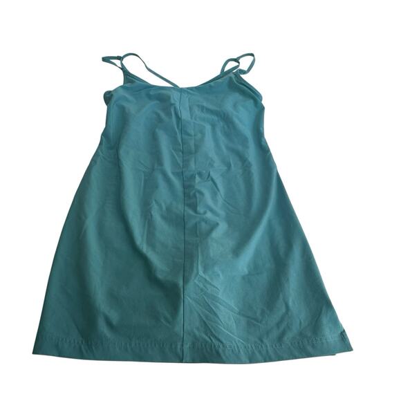 Columbia Blue Stretch Pleasant Creek Built In Bra & Shorts SPF 50 Tennis Dress - Picture 10 of 11